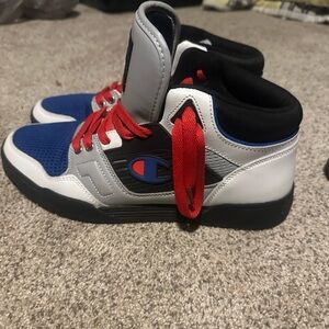 Champion men’s 3 on 3 color block mid